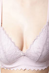 PrettyCat Padded Non Wired Medium Coverage Bralette - Mauve — thumbnail 6