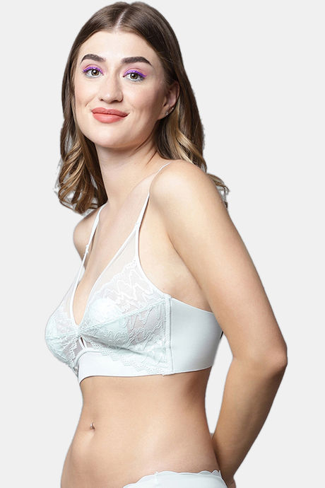 PrettyCat Padded Non Wired Medium Coverage Bralette - Green — image 3