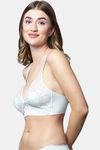 PrettyCat Padded Non Wired Medium Coverage Bralette - Green — thumbnail 3