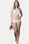 PrettyCat Padded Non Wired Medium Coverage Bralette - Green — thumbnail 5