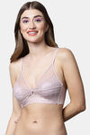 PrettyCat Padded Non Wired Medium Coverage Bralette - Pink — thumbnail 1