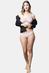 PrettyCat Padded Non Wired Medium Coverage Bralette - Pink — thumbnail 5