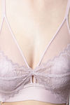 PrettyCat Padded Non Wired Medium Coverage Bralette - Pink — thumbnail 6