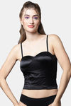 PrettyCat Push-Up Non Wired Medium Coverage Bralette - Black — thumbnail 1
