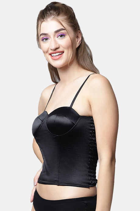 PrettyCat Push-Up Non Wired Medium Coverage Bralette - Black — image 3
