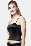 PrettyCat Push-Up Non Wired Medium Coverage Bralette - Black — thumbnail 3