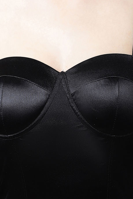 PrettyCat Push-Up Non Wired Medium Coverage Bralette - Black — image 6