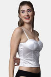 PrettyCat Push-Up Non Wired Medium Coverage Bralette - White — thumbnail 4