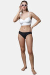 PrettyCat Push-Up Non Wired 3/4th Coverage Cage Bra - White — thumbnail 5