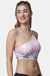 PrettyCat Padded Non Wired 3/4th Coverage Bralette - Pink — thumbnail 4