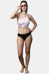 PrettyCat Padded Non Wired 3/4th Coverage Bralette - Pink — thumbnail 5