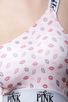PrettyCat Padded Non Wired 3/4th Coverage Bralette - Pink — thumbnail 6