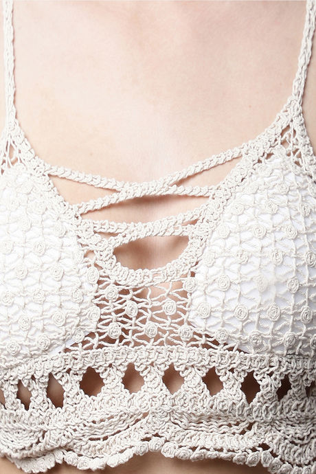 PrettyCat Padded Non Wired 3/4th Coverage Bralette - White — image 6