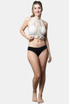 PrettyCat Padded Non Wired 3/4th Coverage Bralette - White — thumbnail 5