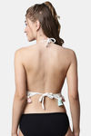 PrettyCat Padded Non Wired 3/4th Coverage Bralette - White — thumbnail 2