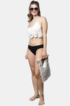 PrettyCat Padded Non Wired 3/4th Coverage Bralette - White — thumbnail 5
