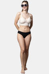 PrettyCat Padded Non Wired 3/4th Coverage Bralette - Beige — thumbnail 5