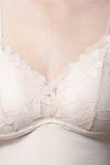 PrettyCat Padded Non Wired 3/4th Coverage Bralette - Beige — thumbnail 6