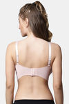 PrettyCat Padded Non Wired 3/4th Coverage Bralette - Peach — thumbnail 2