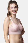 PrettyCat Padded Non Wired 3/4th Coverage Bralette - Peach — thumbnail 4