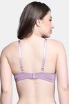 PrettyCat Lightly Padded Non Wired Sexy Plunge Bra For Women - Mauve — thumbnail 3