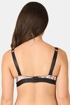 PrettyCat Monogram Shine Straps Underwire Sexy Pushup Bra - Purple — thumbnail 3