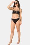 PrettyCat Sexy Summer Women's Thin Net Transparent Lace Bra - Black — thumbnail 4