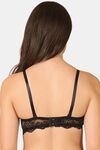 PrettyCat Sexy Women Lightly Padded Underwire Plunge Bra - Black — thumbnail 3