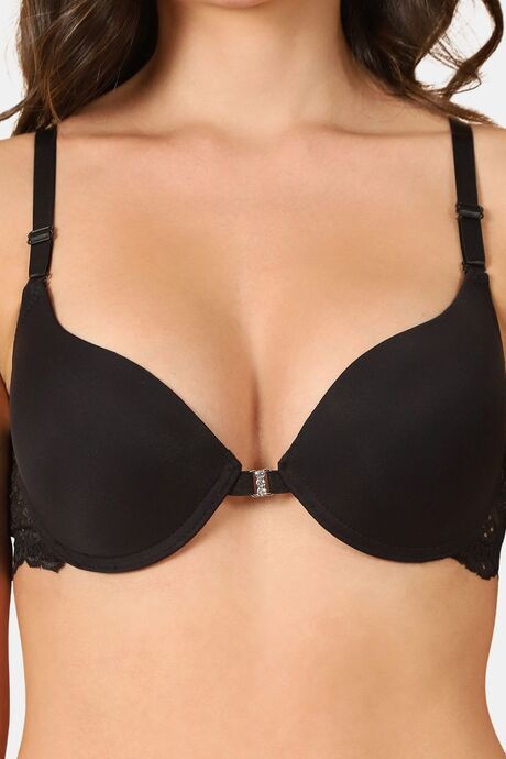 PrettyCat Underwire Seamless Plunge Bra For Women — image 5