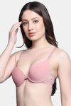 PrettyCat Lightly Padded Underwire T-Shirt Bra For Women - Pink — thumbnail 2