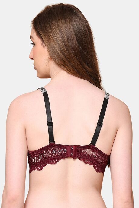 PrettyCat Underwire Seamless Plunge Bra For Women — image 3