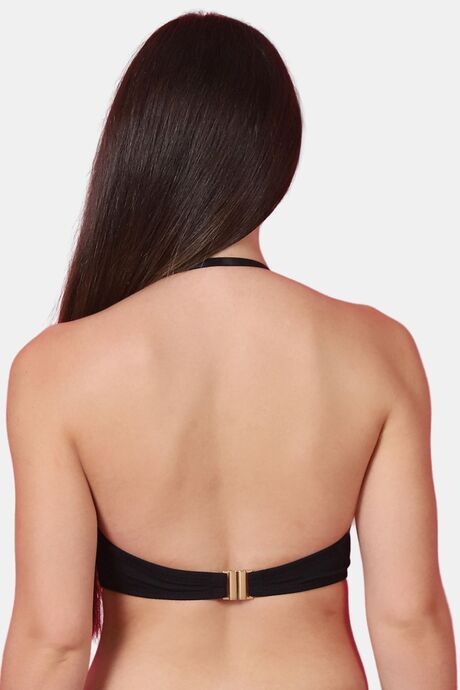 PrettyCat Women Lightly Padded Underwire Sexy Balconette Bra - Black — image 3