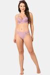 PrettyCat Women Lightly Padded Underwire Sexy Lace T-Shirt Bra - Mauve — thumbnail 4