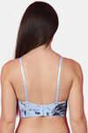 PrettyCat Women Underwired Multiway Sexy Bralette Bra - Blue — thumbnail 3