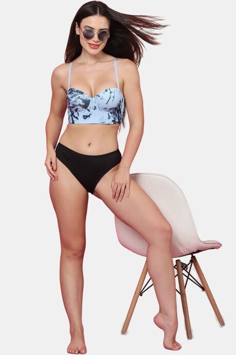 PrettyCat Women Underwired Multiway Sexy Bralette Bra - Blue — image 4