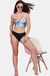 PrettyCat Women Underwired Multiway Sexy Bralette Bra - Blue — thumbnail 4