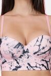 PrettyCat Women Underwired Multiway Sexy Bralette Bra - Pink — thumbnail 5