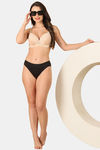 PrettyCat Women High Quality Floral Trim Lace T-Shirt Bra - Beige — thumbnail 4
