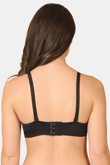 PrettyCat Lightly Padded Underwire Sexy Lace T-Shirt Bra - Black — image 3
