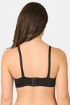 PrettyCat Lightly Padded Underwire Sexy Lace T-Shirt Bra - Black — thumbnail 3