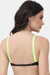 PrettyCat Shine Strap Sexy Front Open Underwire Pushup Bra - Green — thumbnail 3