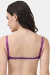 PrettyCat Shine Strap Sexy Front Open Underwire Pushup Bra - Purple — thumbnail 3