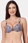 PrettyCat Shine Strap Sexy Front Open Underwire Pushup Bra - Yellow — thumbnail 1