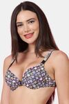 PrettyCat Shine Strap Sexy Front Open Underwire Pushup Bra - Yellow — thumbnail 2