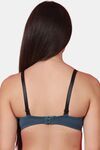 PrettyCat Shine Strap Sexy Half Cup Underwire Balconette Bra - Green — thumbnail 3