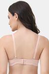 PrettyCat Underwire Lightly Padded T-shirt Bra For Women - Beige — thumbnail 3