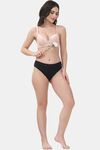 PrettyCat Underwire Lightly Padded T-shirt Bra For Women - Beige — thumbnail 4