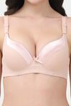 PrettyCat Underwire Lightly Padded T-shirt Bra For Women - Beige — thumbnail 5