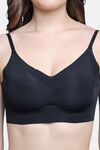 PrettyCat Lightly Padded Non Wired Sexy Bralette For Women - Black — thumbnail 5