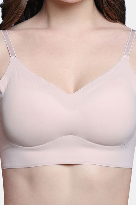 PrettyCat Lightly Padded Non Wired Sexy Bralette For Women - Mauve — image 5